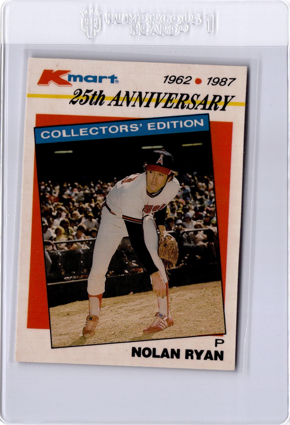 1987 Topps Kmart 25th Anniversary Baseball's Stars of Decades #20 Nolan Ryan