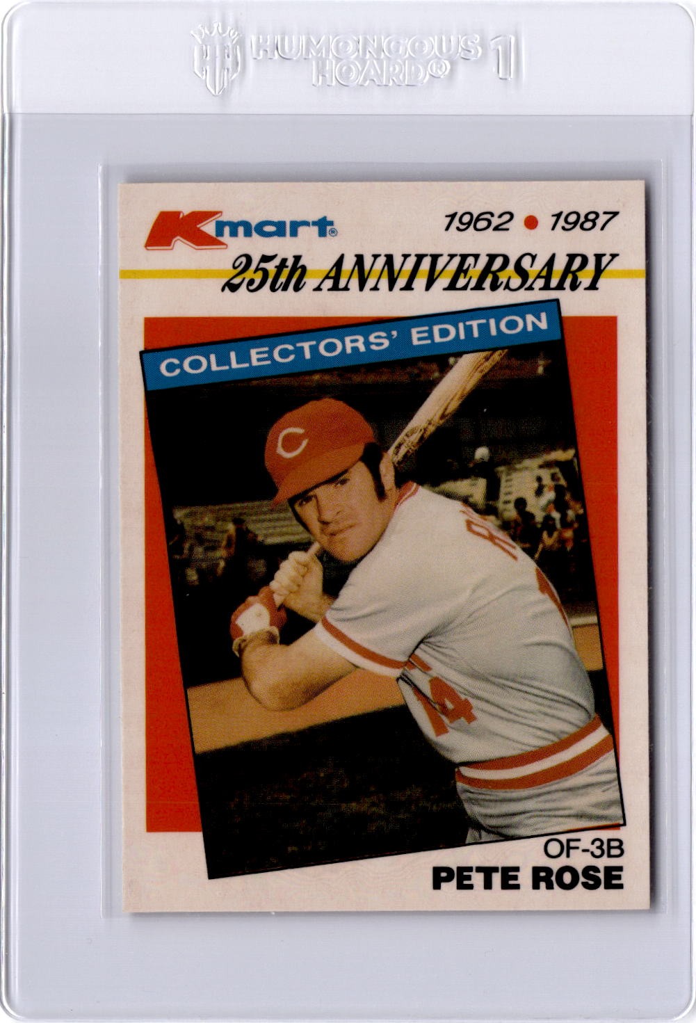 1987 Topps Kmart 25th Anniversary Baseball's Stars of the Decades #19 Pete Rose