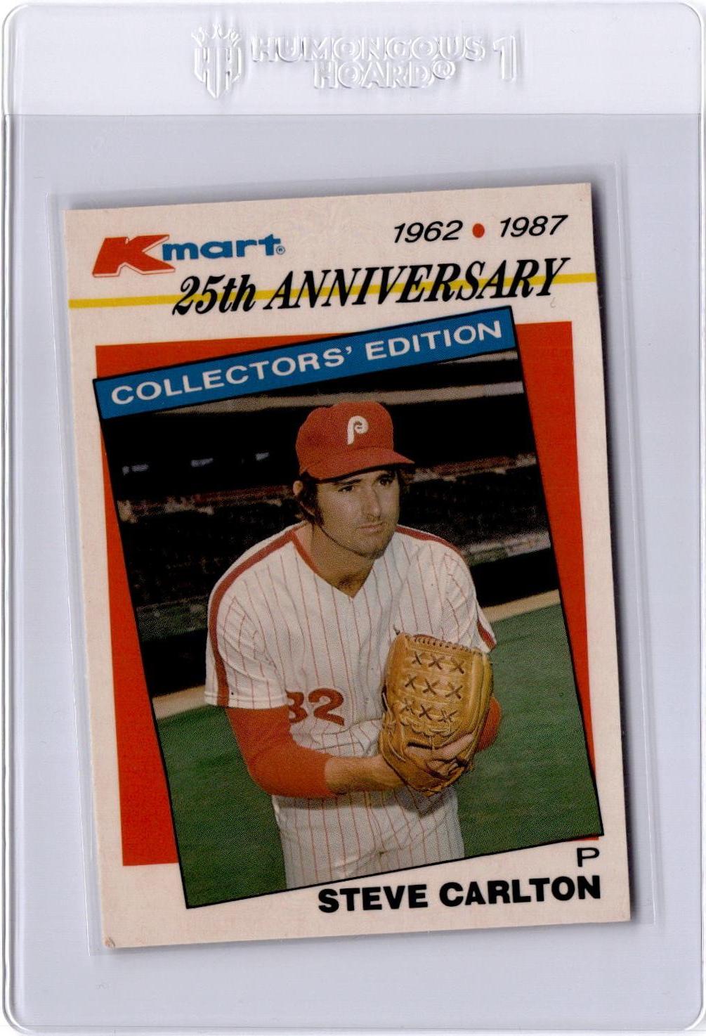 1987 Topps Kmart 25th Anniversary Baseball's Stars of  Decades #15 Steve Carlton