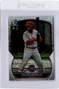 2023 Bowman Chrome #BCP-232 William Bergolla Prospects Mojo Refractor