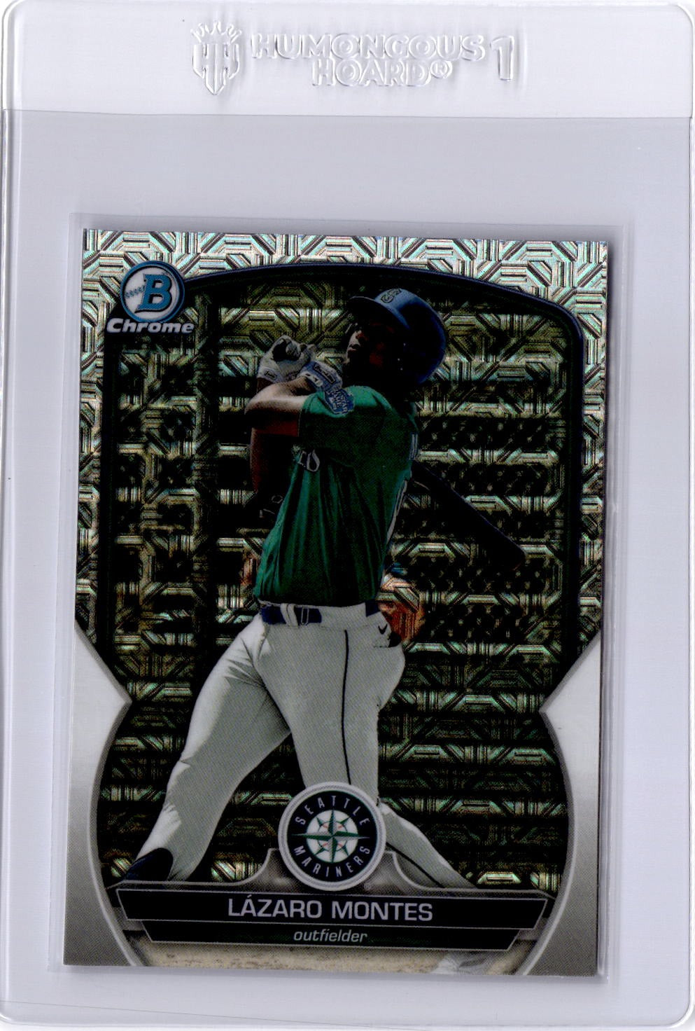 2023 Bowman #BCP-58 Lazaro Montes Chrome Prospects Mojo Refractor