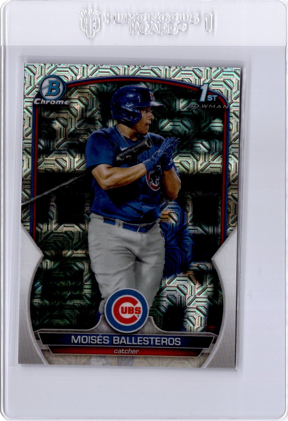 2023 Bowman #BCP-11 Moises Ballesteros Chrome Prospects Mojo Refractor