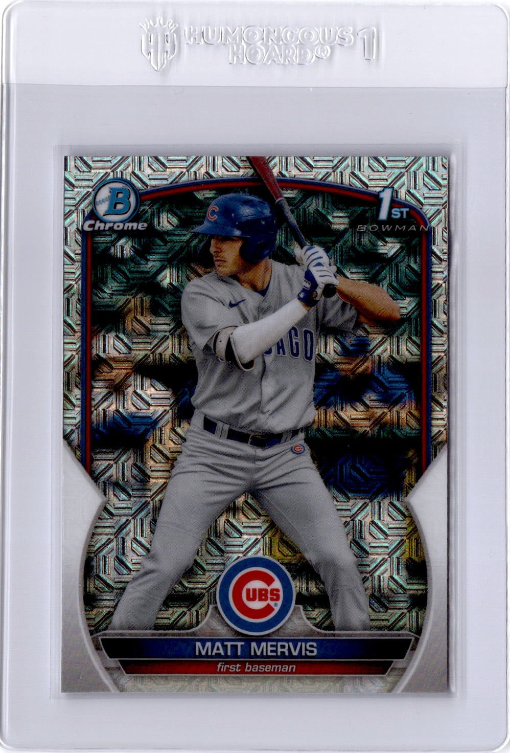 2023 Bowman #BCP-74 Matt Mervis Chrome Prospects Mojo Refractor