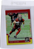 2017 Donruss Optic #125 Trent Taylor Red and Yellow