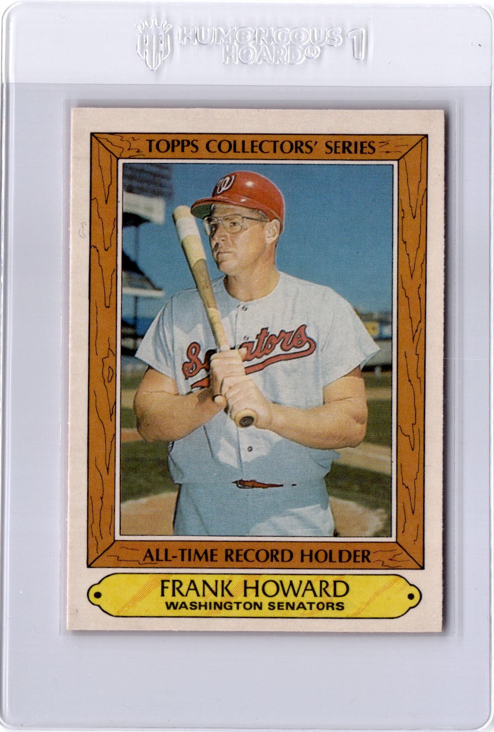 1985 Topps Woolworth All Time Record Holders #19 Frank Howard