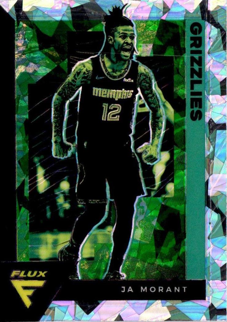 2020-21 Panini Flux #85 Ja Morant Fanatics Cracked Ice