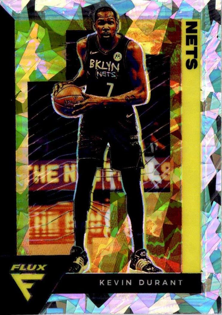 2020-21 Panini Flux #14 Kevin Durant Fanatics Cracked Ice