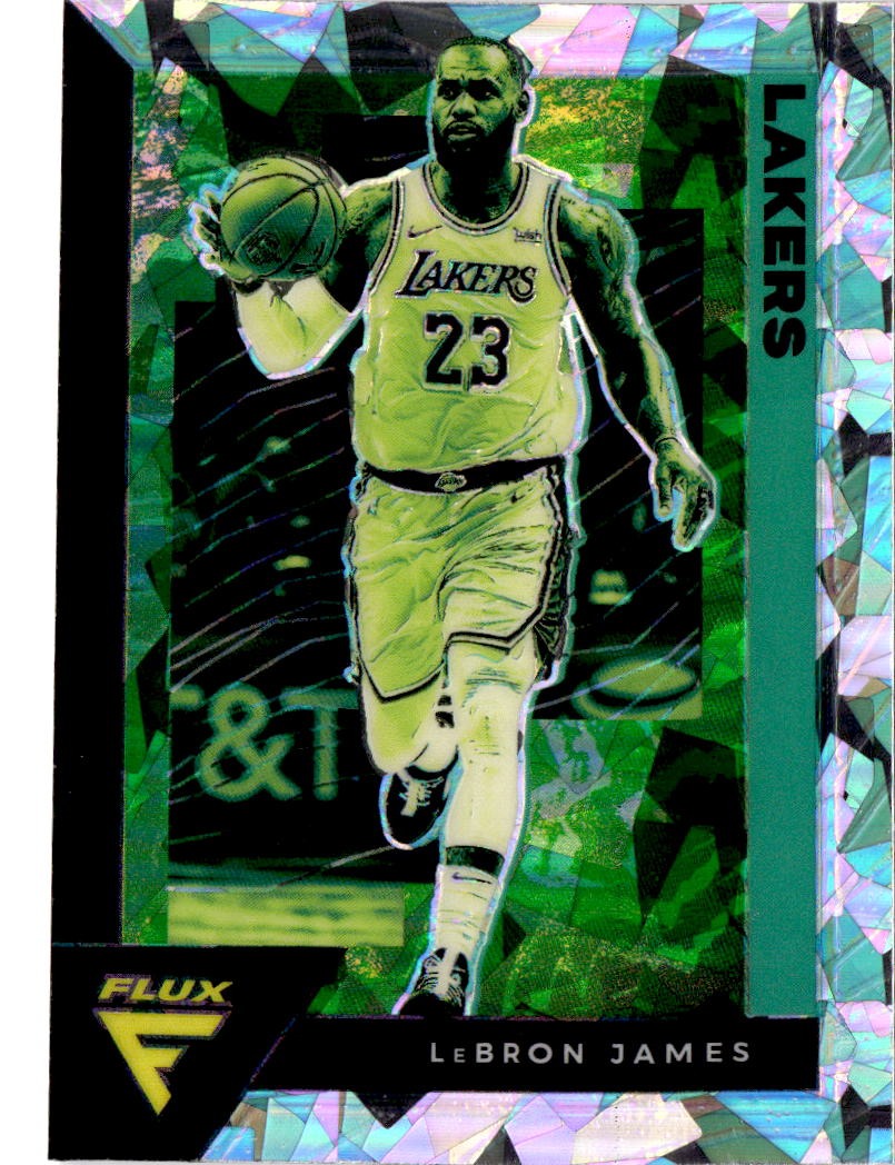2020-21 Panini Flux #79 LeBron James Fanatics Cracked Ice