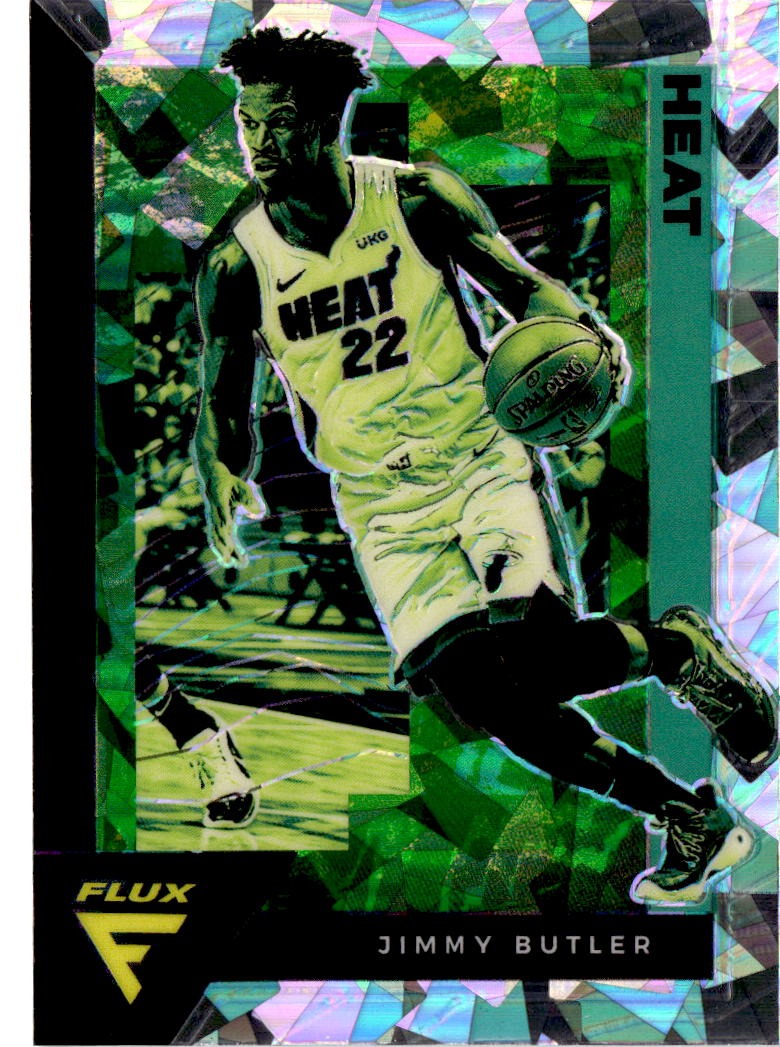 2020-21 Panini Flux #96 Jimmy Butler Fanatics Cracked Ice