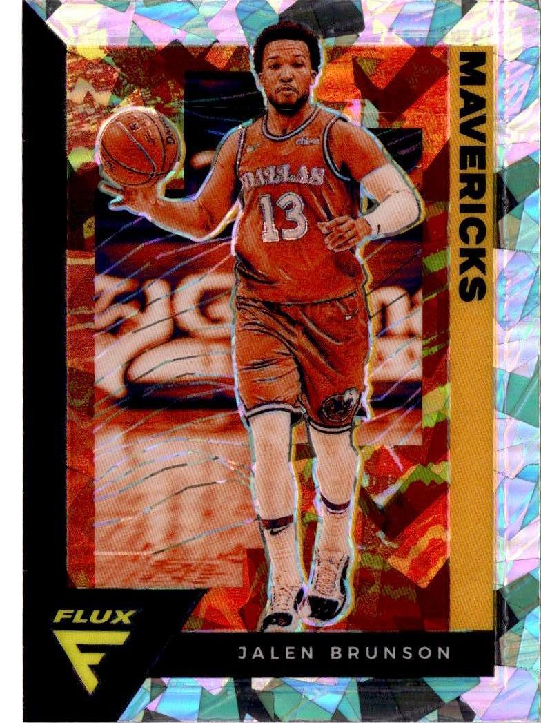 2020-21 Panini Flux #39 Jalen Brunson Fanatics Cracked Ice