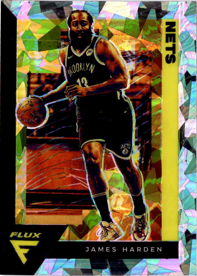 2020-21 Panini Flux #13 James Harden Fanatics Cracked Ice