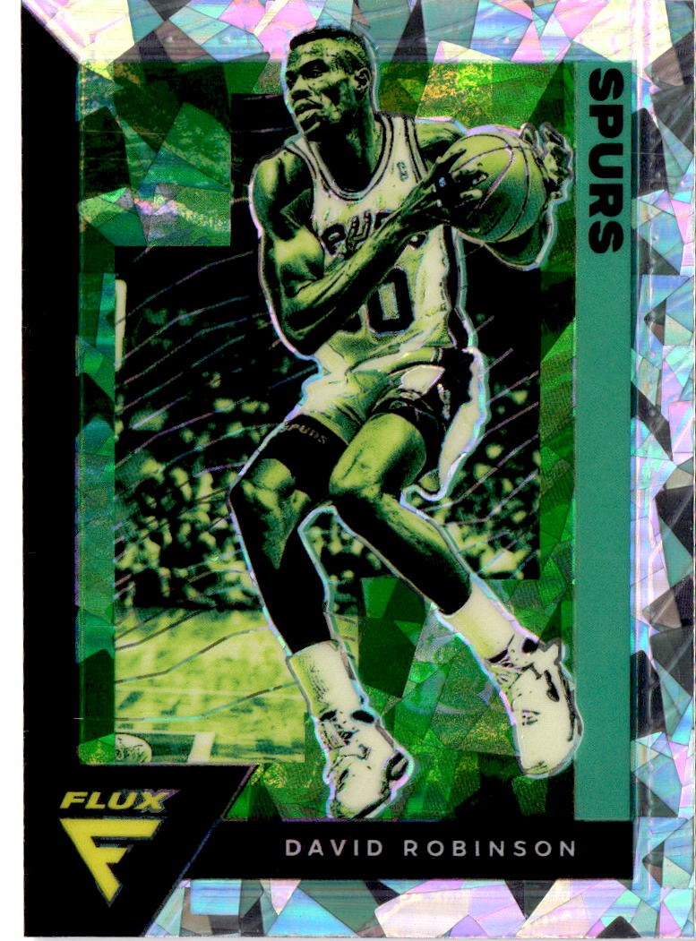 2020-21 Panini Flux #185 David Robinson Fanatics Cracked Ice