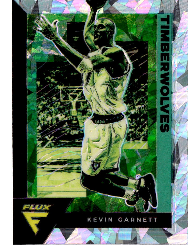 2020-21 Panini Flux #198 Kevin Garnett Fanatics Cracked Ice