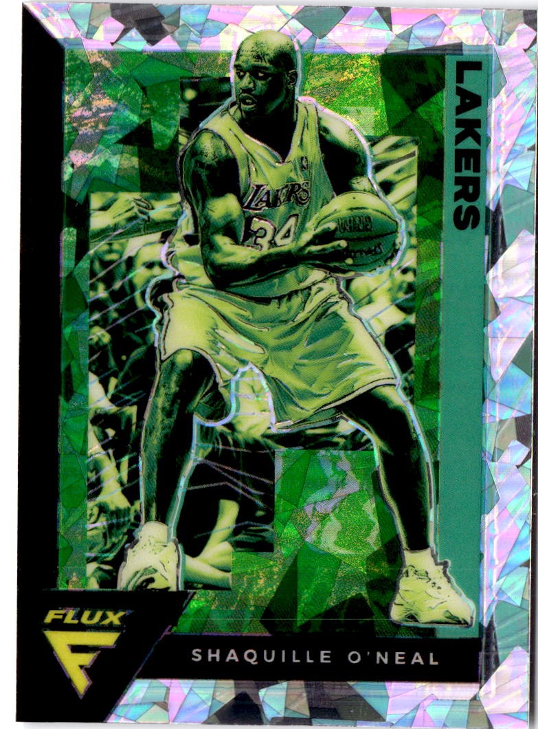 2020-21 Panini Flux #186 Shaquille O'Neal Fanatics Cracked Ice
