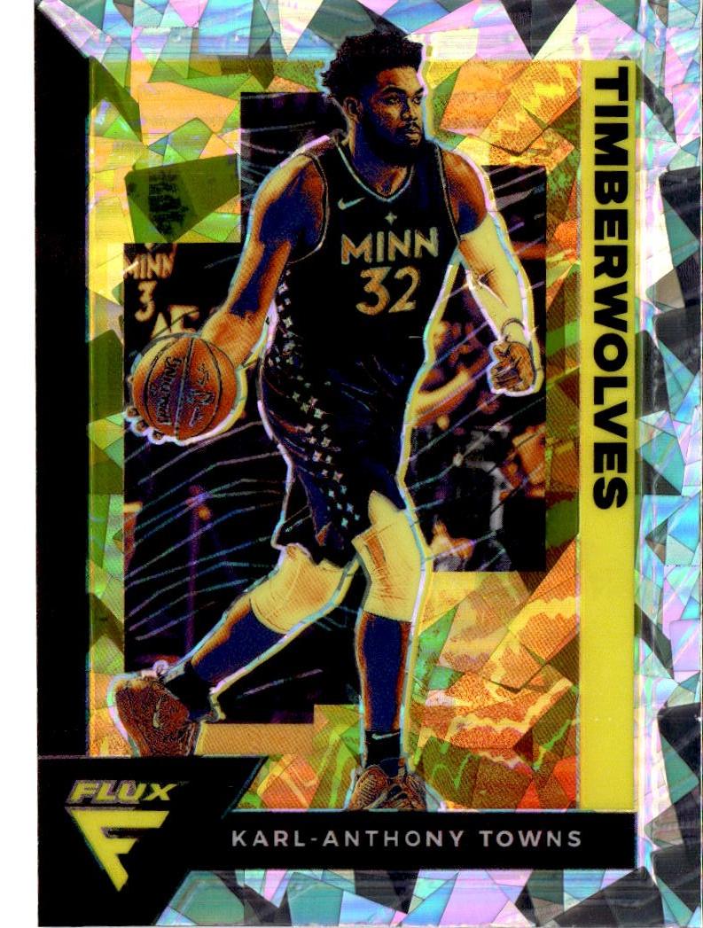 2020-21 Panini Flux #103 Karl-Anthony Towns Fanatics Cracked Ice
