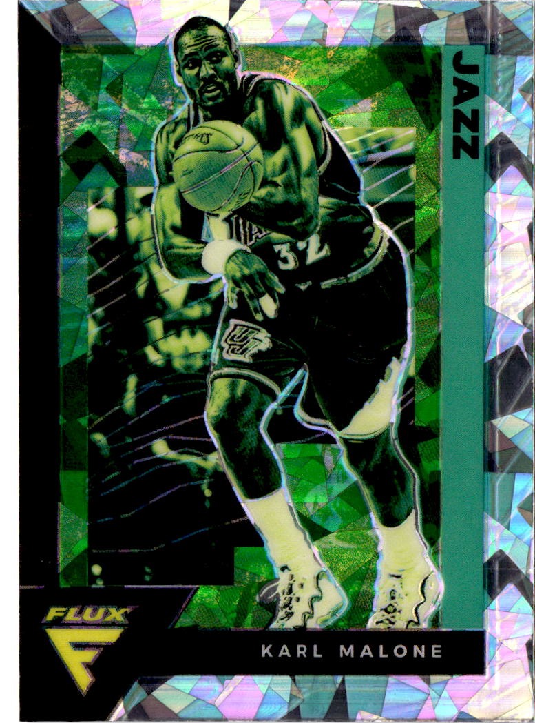 2020-21 Panini Flux #188 Karl Malone Fanatics Cracked Ice