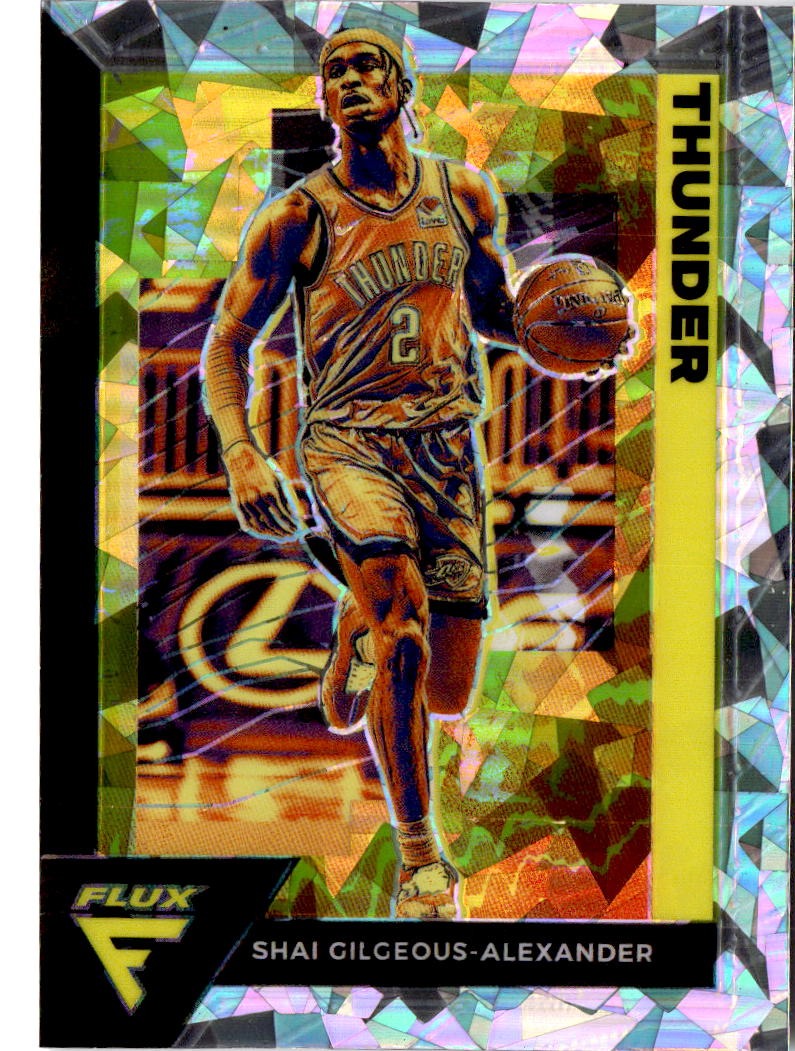 2020-21 Panini Flux #121 Shai Gilgeous-Alexander Fanatics Cracked Ice