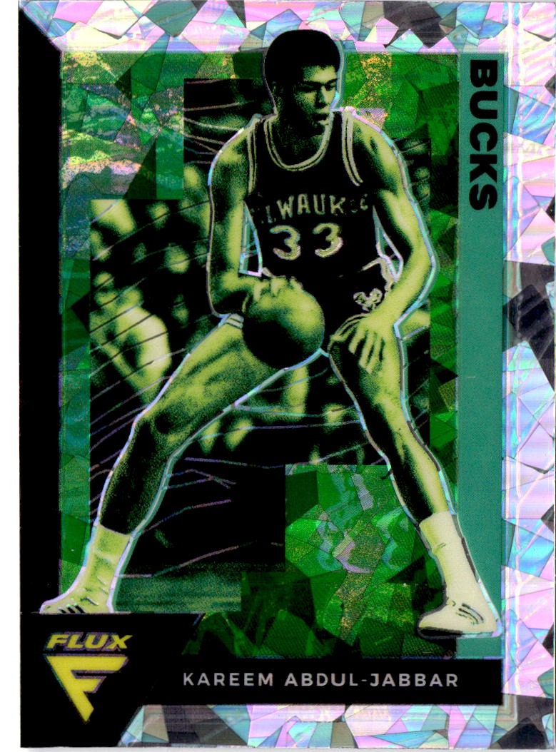 2020-21 Panini Flux #194 Kareem Abdul-Jabbar Fanatics Cracked Ice