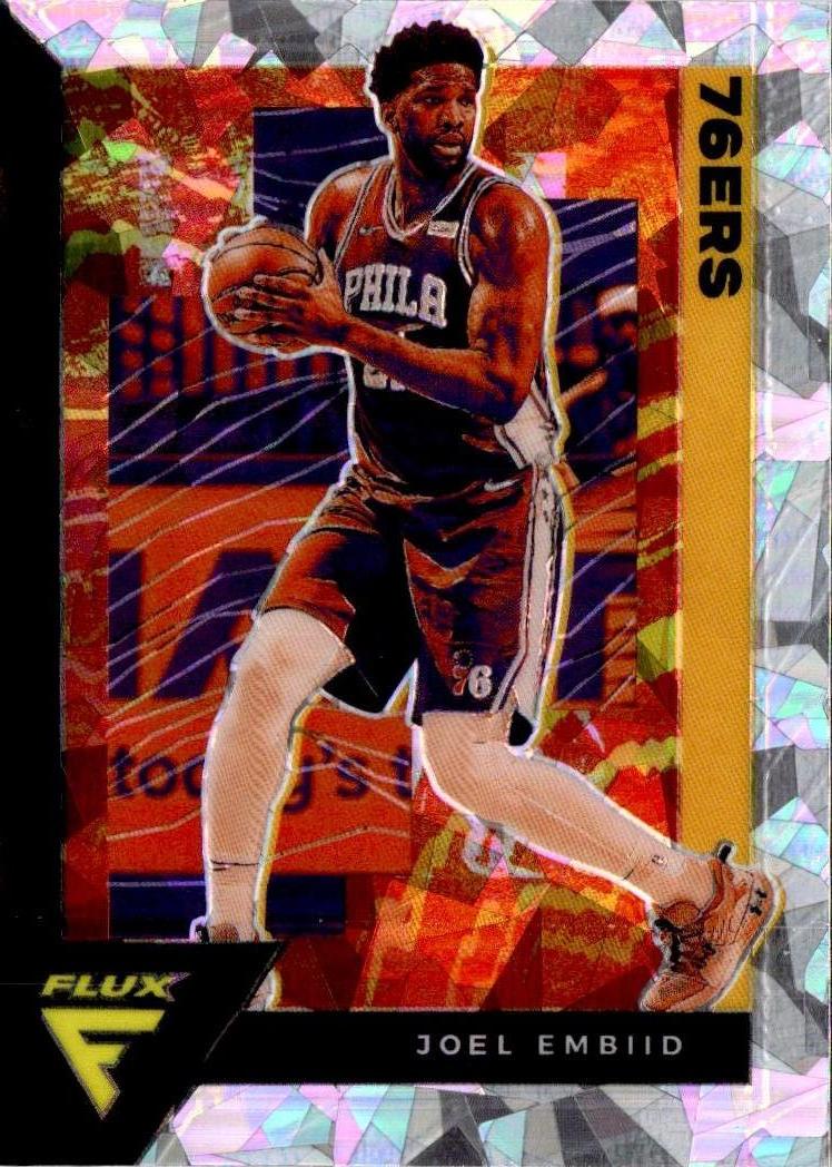 2020-21 Panini Flux #134 Joel Embiid Fanatics Cracked Ice
