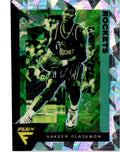 2020-21 Panini Flux #195 Hakeem Olajuwon Fanatics Cracked Ice