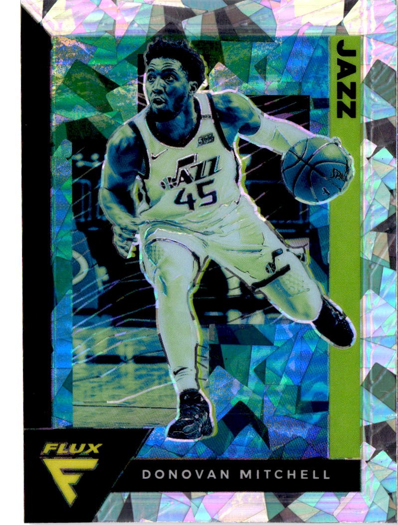 2020-21 Panini Flux #169 Donovan Mitchell Fanatics Cracked Ice