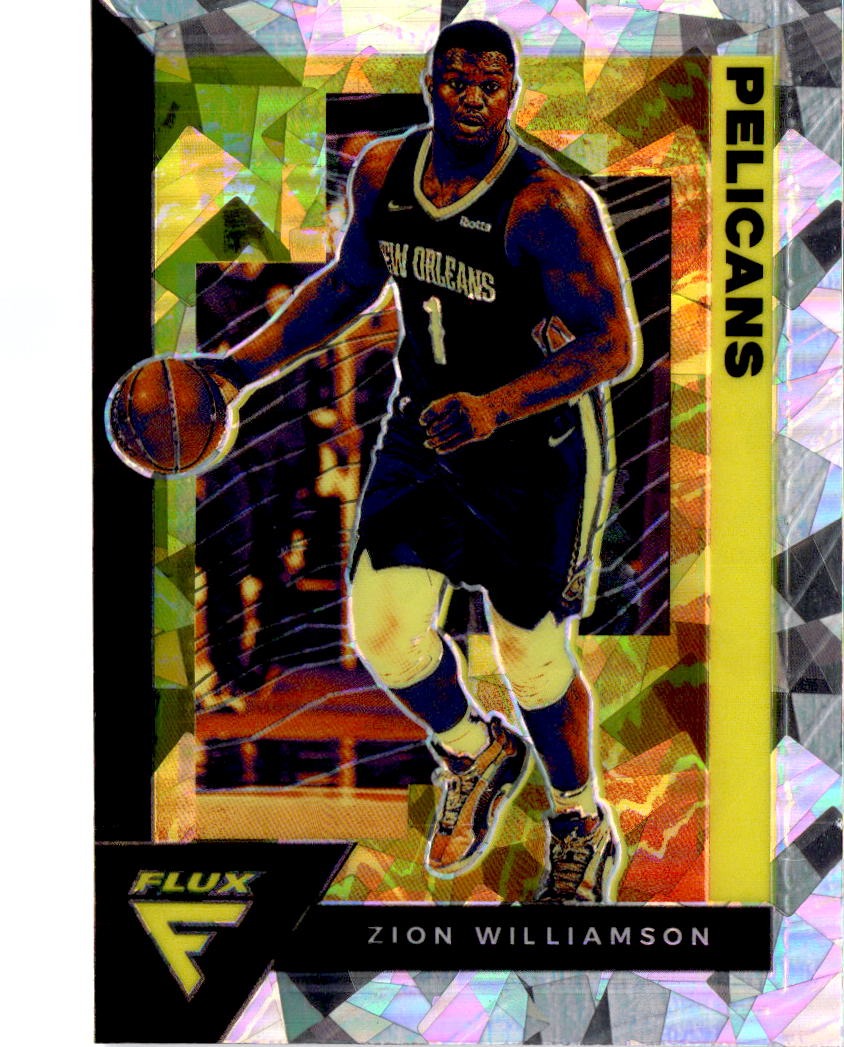 2020-21 Panini Flux #109 Zion Williamson Fanatics Cracked Ice