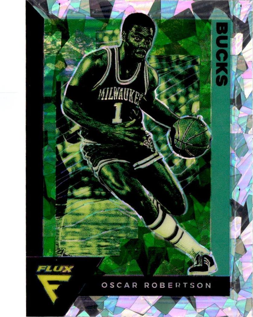 2020-21 Panini Flux #183 Oscar Robertson Fanatics Cracked Ice