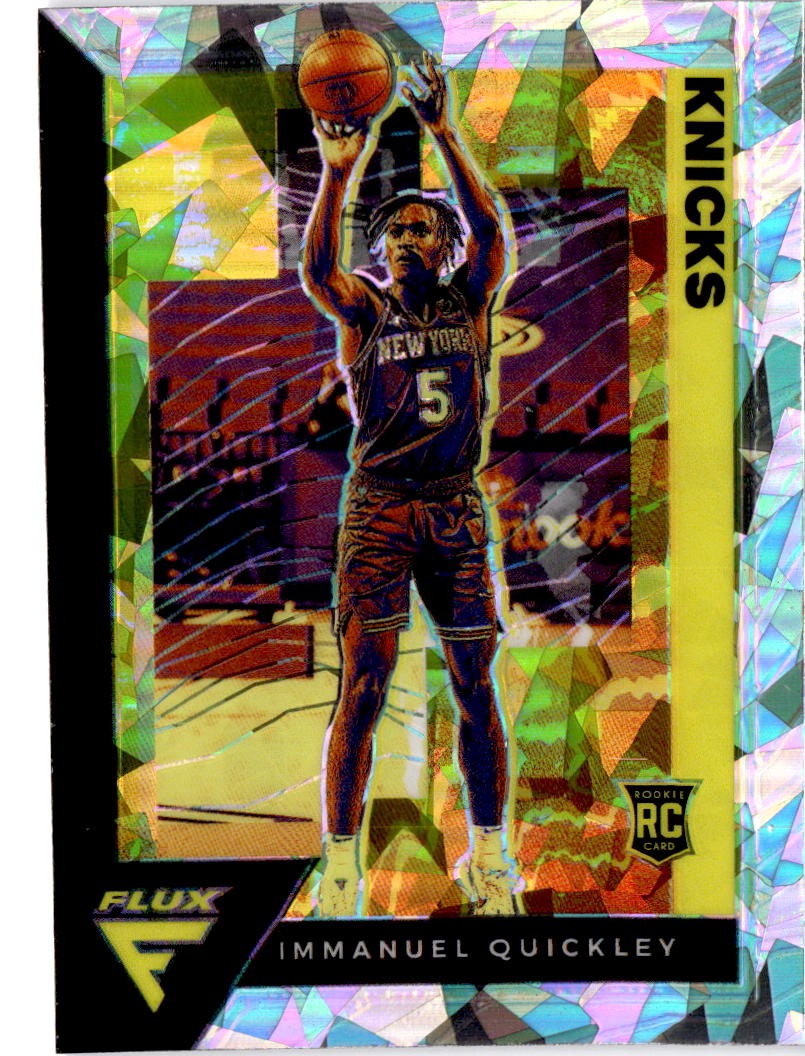 2020-21 Panini Flux #205 Immanuel Quickley Fanatics Cracked Ice