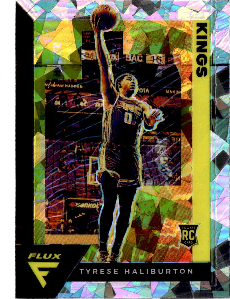 2020-21 Panini Flux #203 Tyrese Haliburton Fanatics Cracked Ice