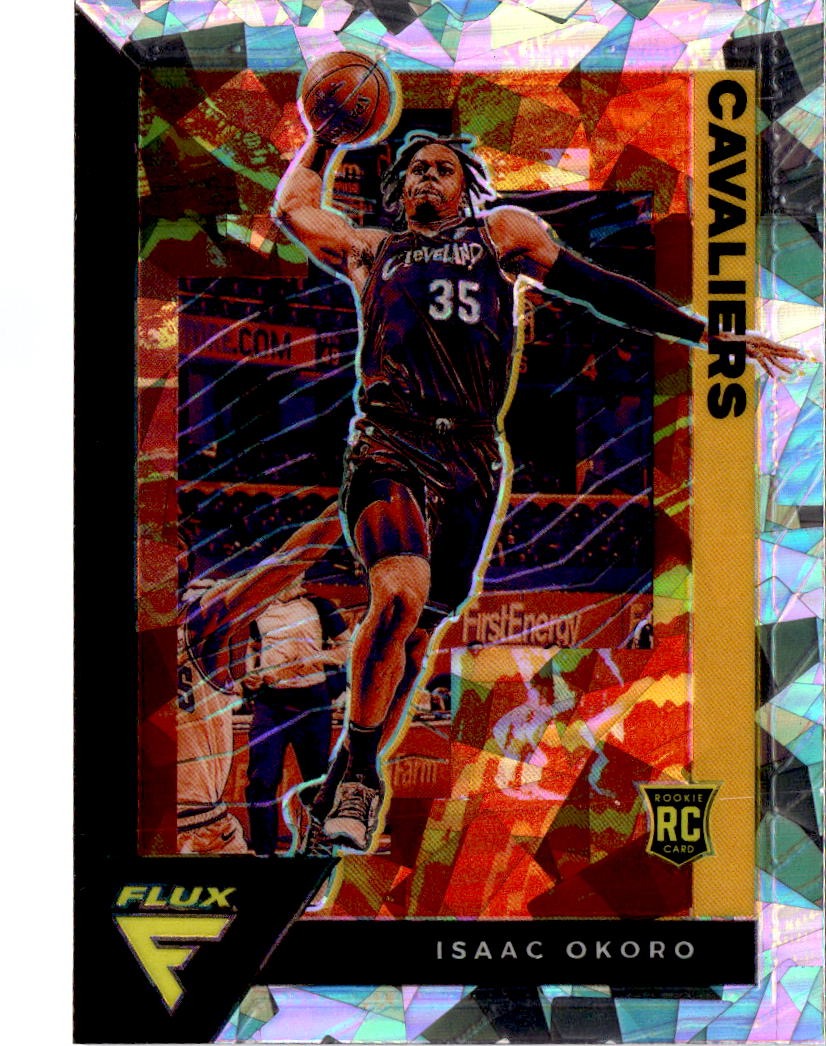 2020-21 Panini Flux #213 Isaac Okoro Fanatics Cracked Ice