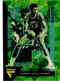 2020-21 Panini Flux #194 Kareem Abdul-Jabbar Fanatics Green Cracked Ice