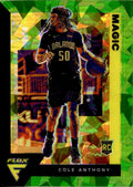 2020-21 Panini Flux #210 Cole Anthony Fanatics Green Cracked Ice
