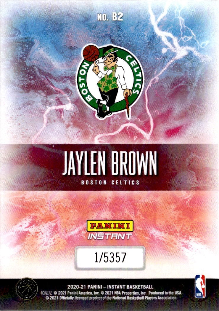 2020-21 Panini Instant NBA Breakaway #B2 Jaylen Brown