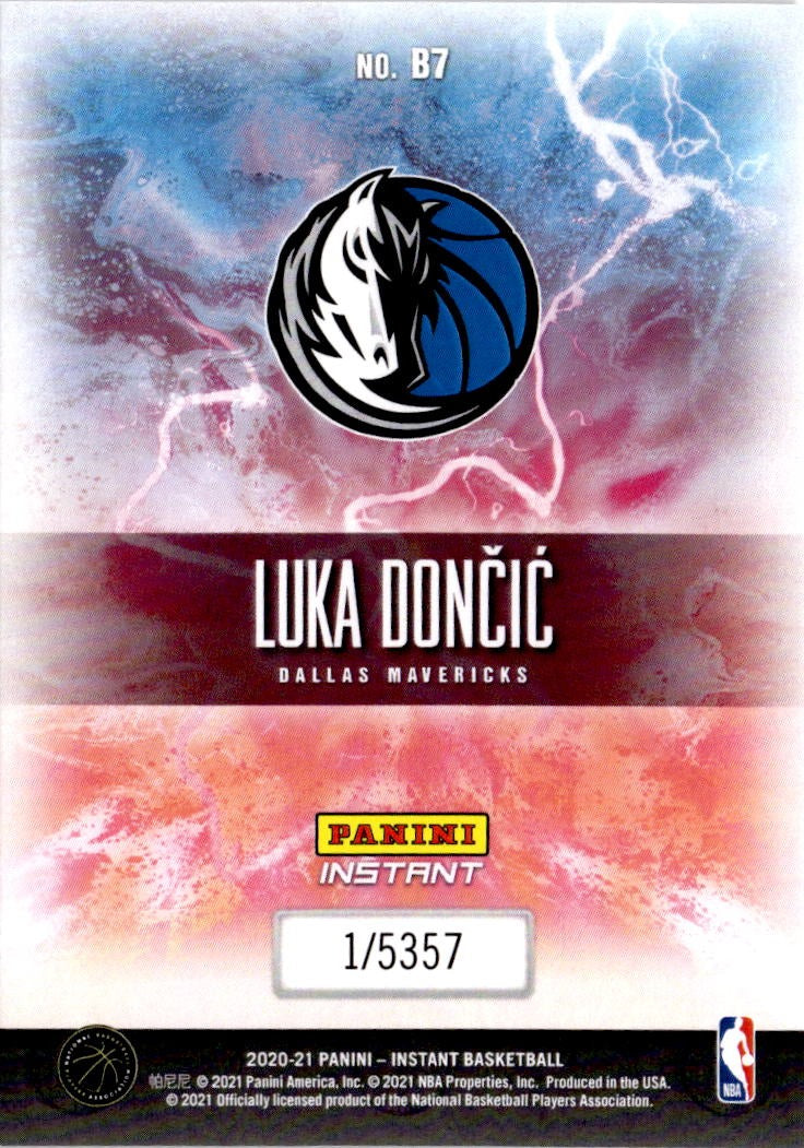 2020-21 Panini Instant NBA Breakaway #B7 Luka Doncic