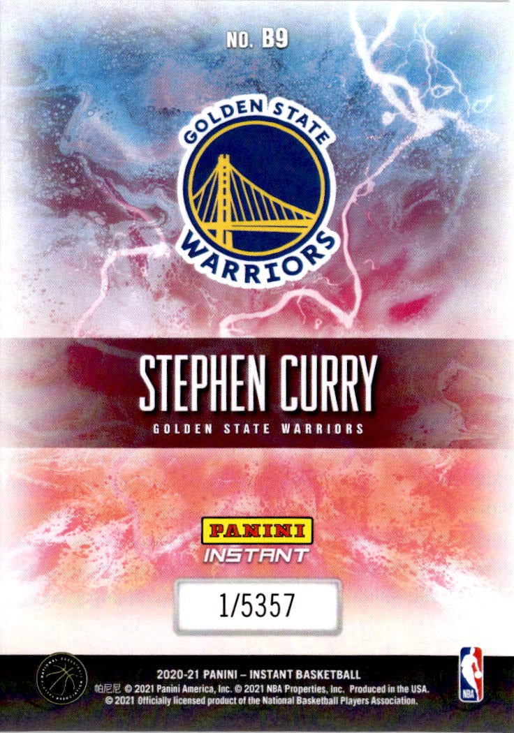 2020-21 Panini Instant NBA Breakaway #B9 Stephen Curry