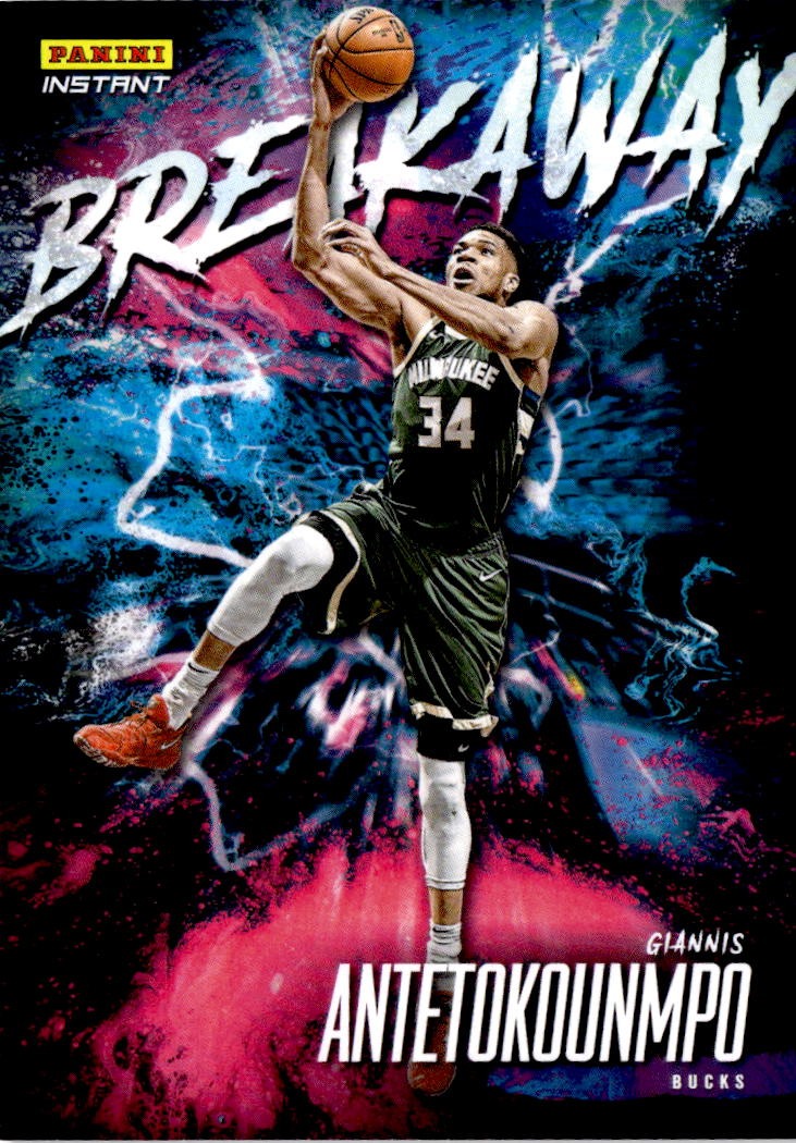 2020-21 Panini Instant NBA Breakaway #B15 Giannis Antetokounmpo