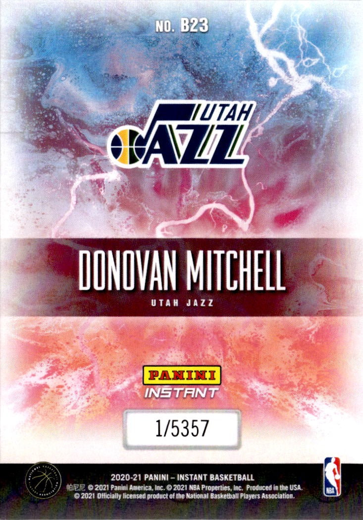 2020-21 Panini Instant NBA Breakaway #B23 Donovan Mitchell