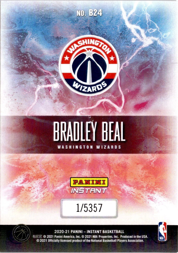 2020-21 Panini Instant NBA Breakaway #B24 Bradley Beal