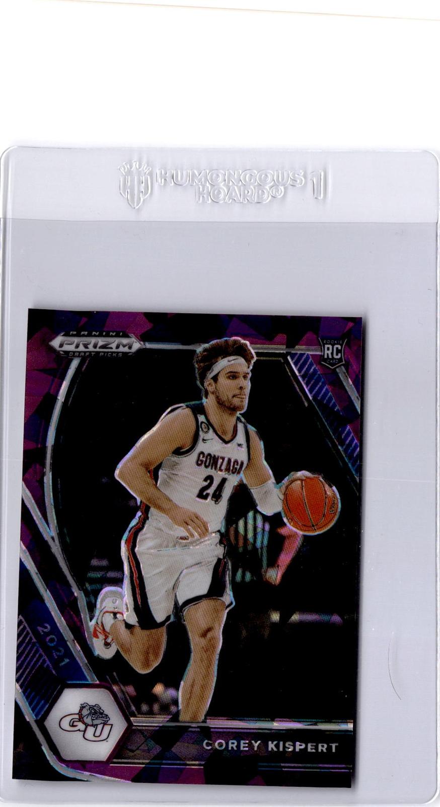 2021 Panini Prizm Draft Picks #8 Corey Kispert Purple Ice #/149