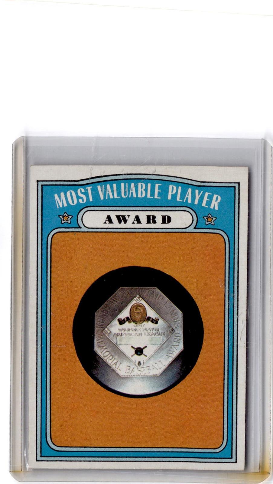 1972 Topps #622 Most Valuable Player Award