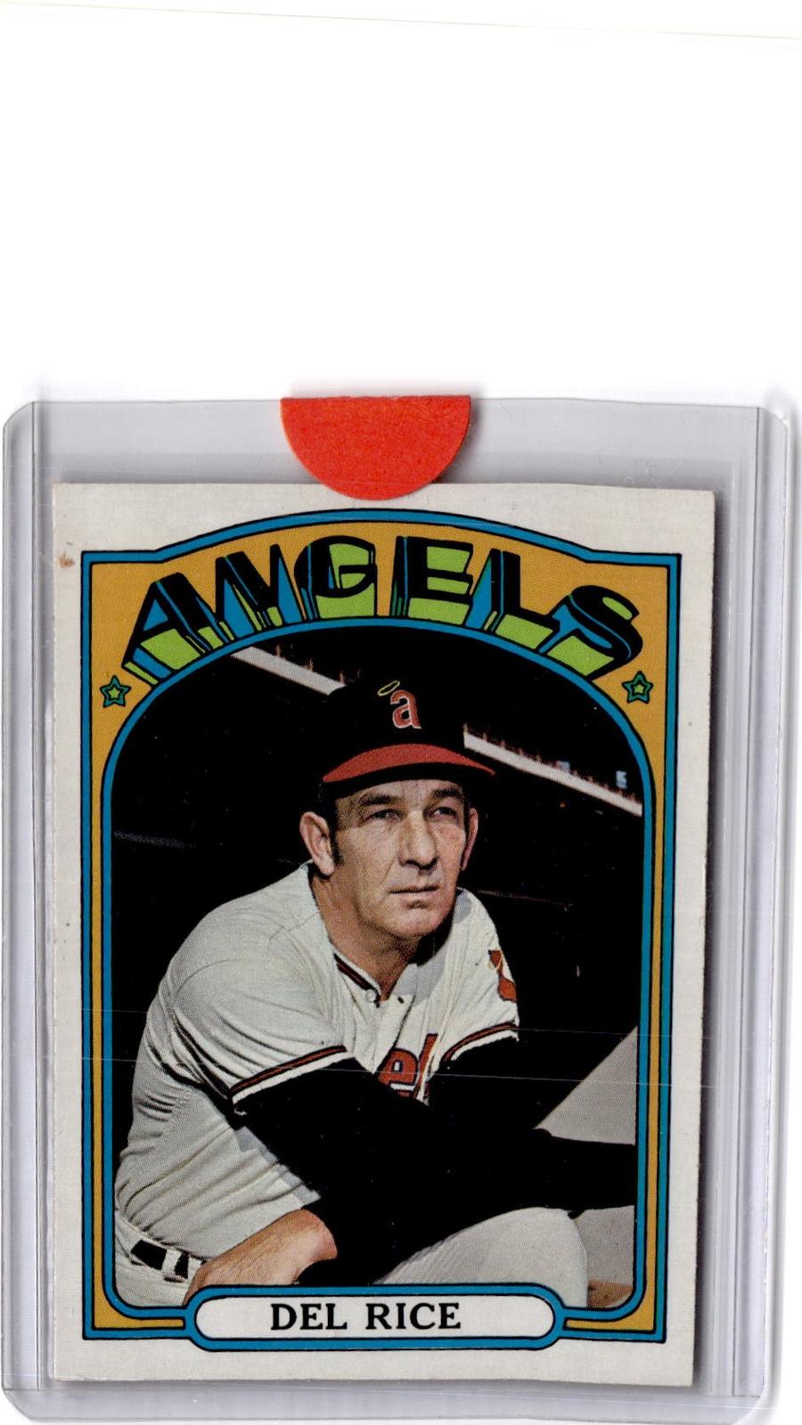 1972 Topps #718 Del Rice