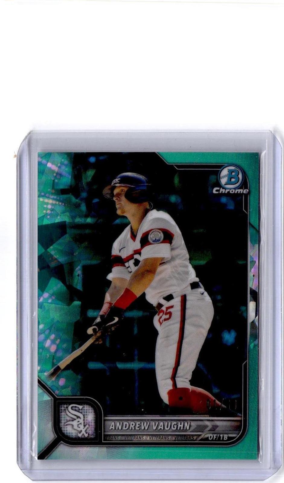 2022 Bowman Chrome Sapphire Edition #41 Andrew Vaughn Aqua #/99