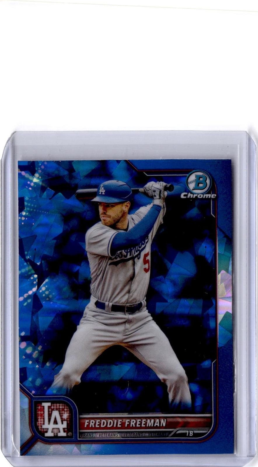 2022 Bowman Chrome Sapphire Edition #100 Freddie Freeman