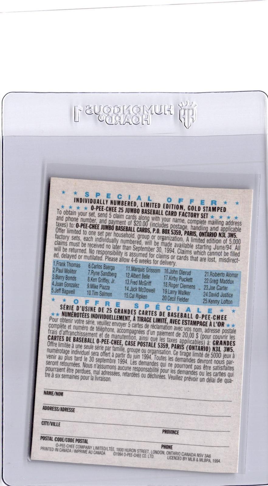 1994 O-Pee-Chee #9 Mike Piazza All-Stars