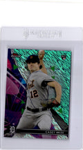2021 Finest #73 Casey Mize Aqua Shimmer Refractor #/175