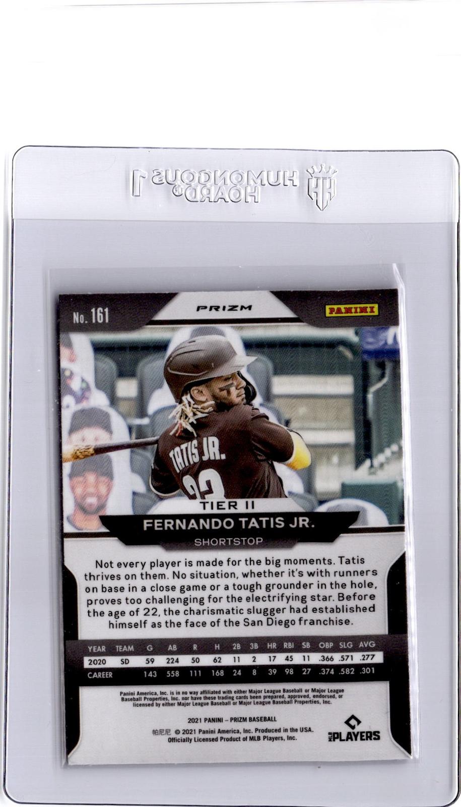 2021 Panini Prizm #161 Fernando Tatis Jr. Purple Prizm