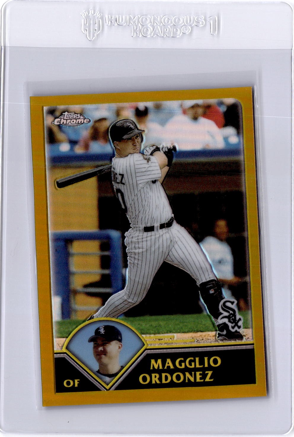 2003 Topps Chrome #5 Magglio Ordonez Gold Refractor #/449