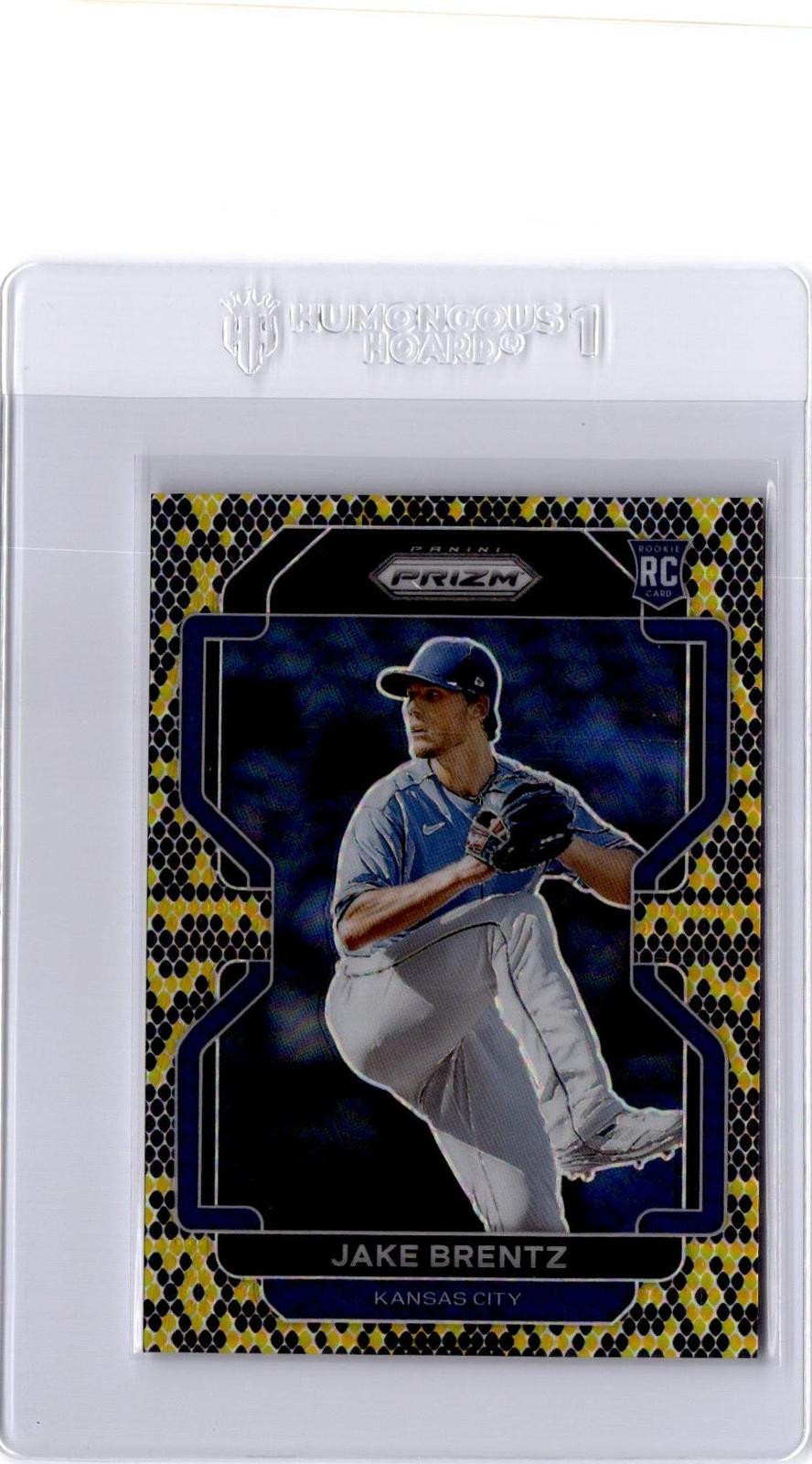 2022 Panini Prizm #258 Jake Brentz Snakeskin Prizm #/50