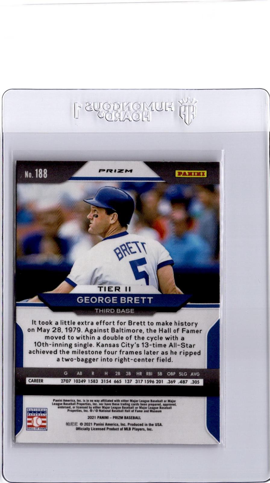 2021 Panini Prizm #188 George Brett Pink Prizm