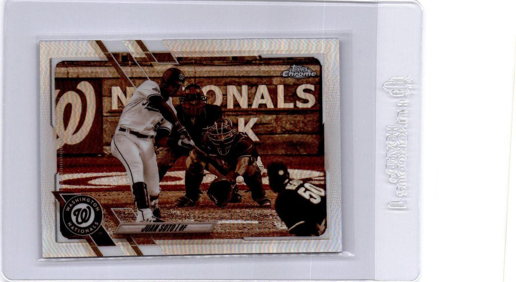 2021 Topps Chrome #150 Juan Soto Sepia Refractor